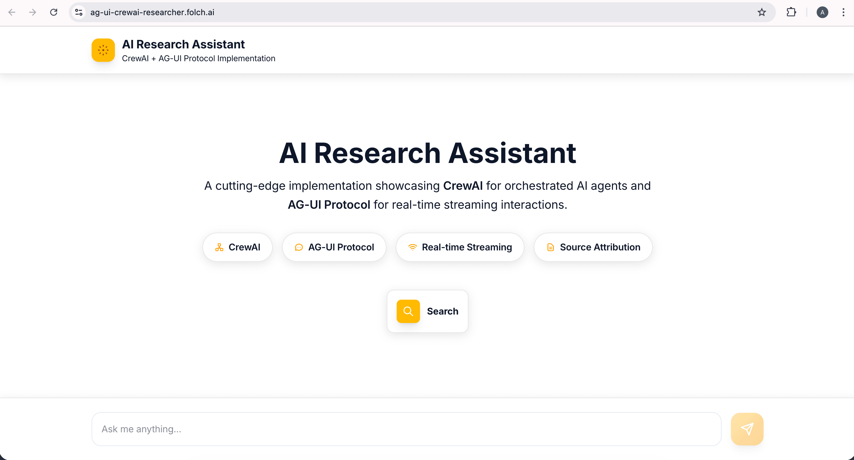 Real-Time Research Assistant - AI Project by Albert Folch, Technical Product Manager